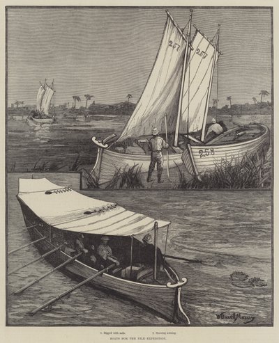 Boats for the Nile Expedition by William Bazett Murray